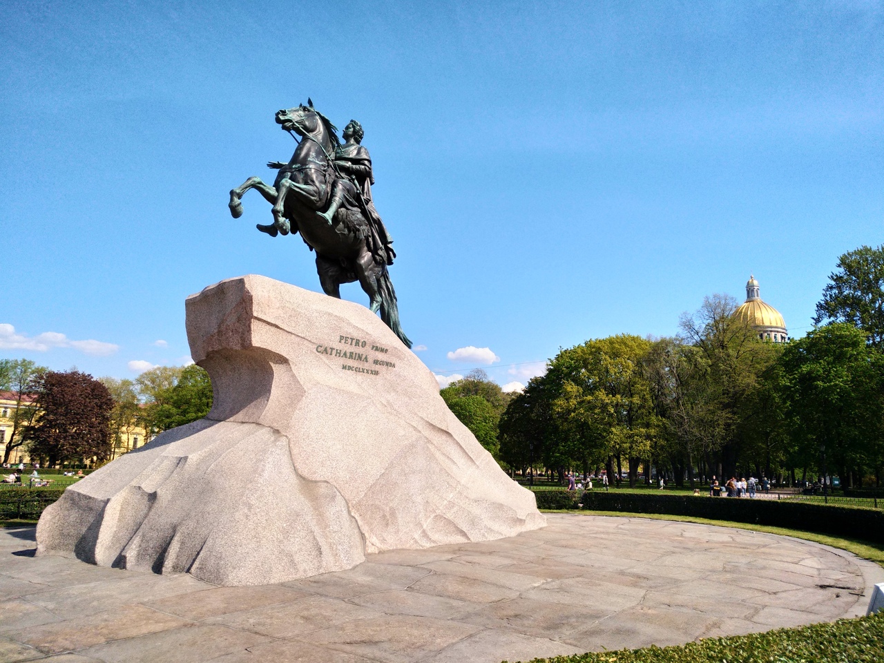 Санкт-Петербург Сенатская площадь памятника медный всадник