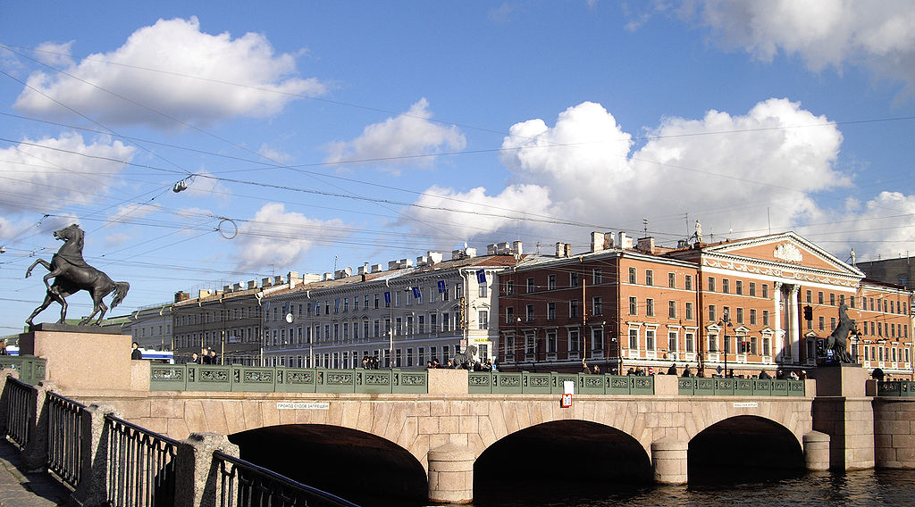 Аничков мост. Фото: Potekhin (Wikimedia Commons)