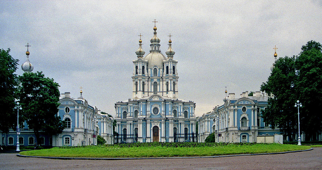 Смольный собор. Фото: Laban66 Potekhin (Wikimedia Commons)
