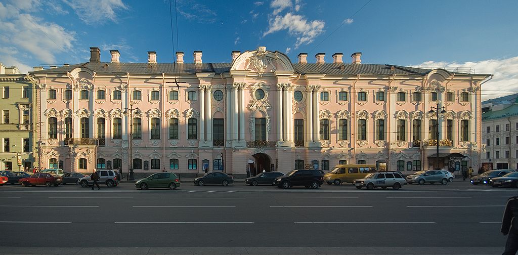 Строгановский дворец, Санкт-Петербург. Фото: George Shuklin (Wikimedia Commons)