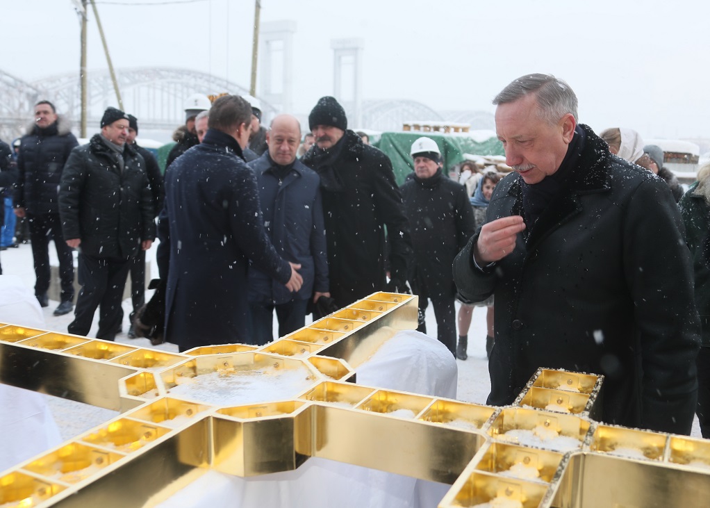 На проспекте Обуховской обороны идет воссоздание исторического храма, 2019 г. Фото: gov.spb.ru