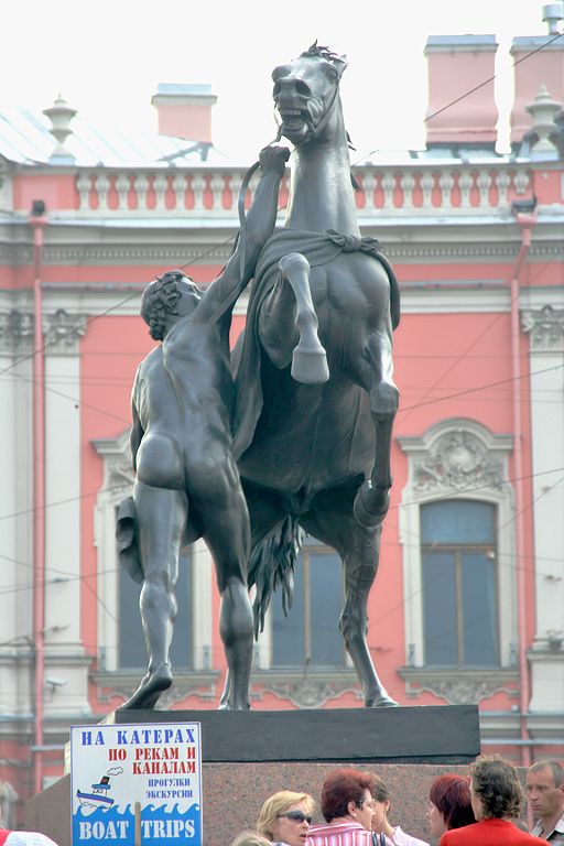 Аничков мост (3-я композиция). Фото: MatthiasKabel (Wikimedia Commons)