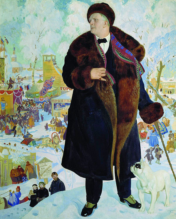 Б. М. Кустодиев. Портрет Ф. И. Шаляпина, 1921 г. Источник: Wikimedia Commons