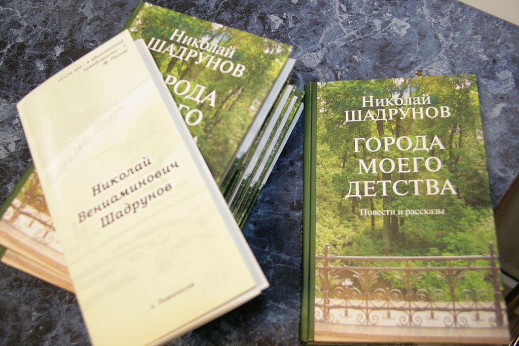 Книга Н. В. Шадрунова "Города моего детства". Фото: Osen1972 (Wikimedia Commons)