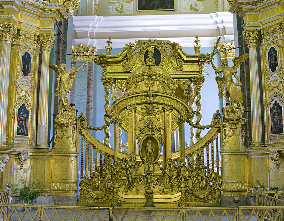 Царские врата в Петропавловском соборе. Фото: Ealdgyth (Wikimedia Commons)