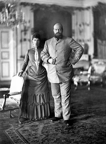 Мария Фёдоровна и Александр III в Дании, 1892 г. Источник: Wikimedia Commons