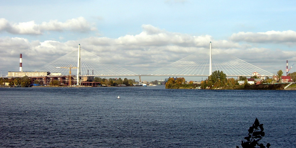 Большой Обуховский мост. Автор фото: Evgeny Gerashchenko (Wikimedia Commons)