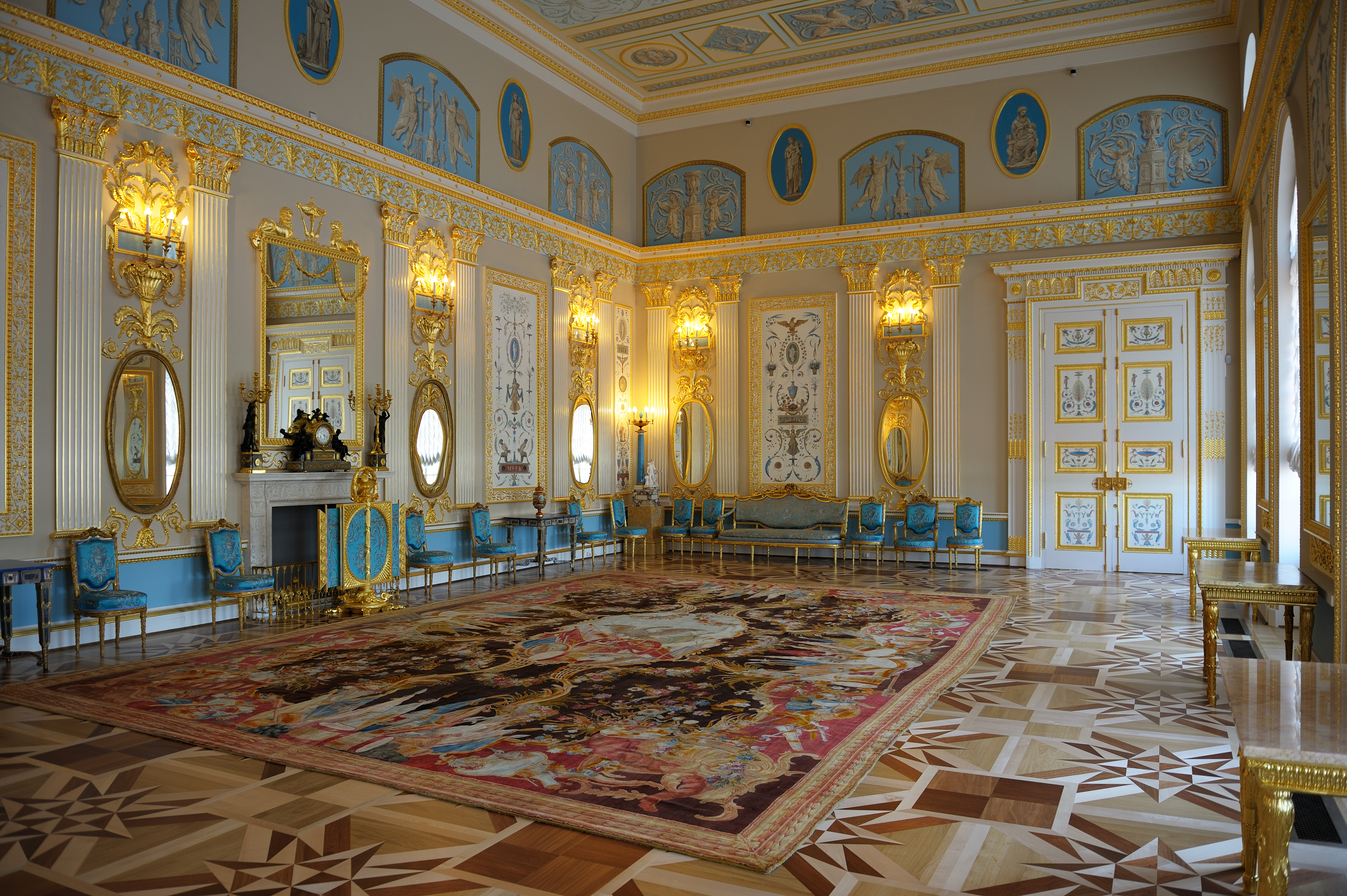 Екатерининский дворец, Арабесковый зал. Автор фото: Aleks G (Wikimedia Commons)