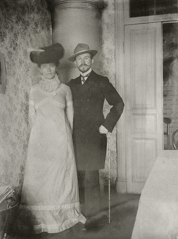 Кустодиев Борис c женой Юлией. 1903 г. Источник: Wikimedia Commons