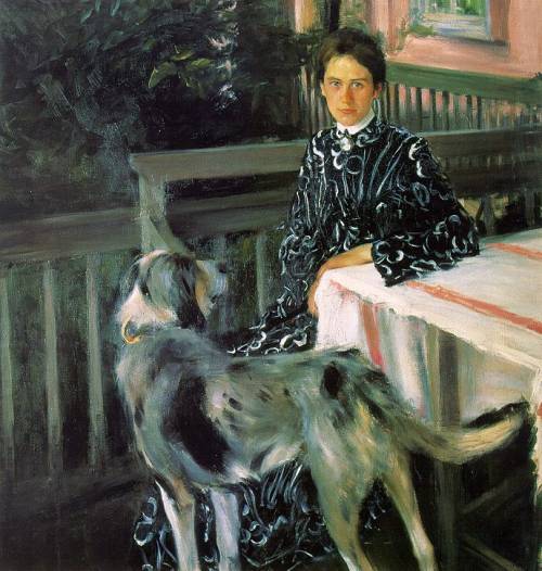 Портрет Ю. Кустодиевой, жены художника 1903 г. Источник: ГРМ