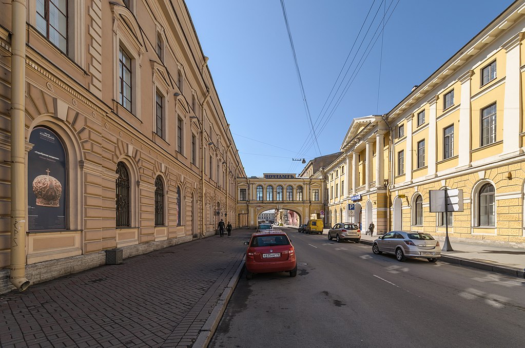 Почтамтская улица в Санкт-Петербурге. Фото: Alex 'Florstein' Fedorov (Wikimedia Commons)