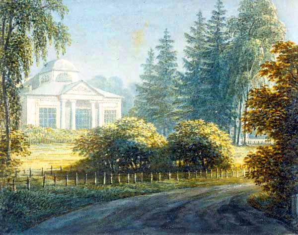 Розовый павильон. В. А.Жуковский, 1820 г.  Фото: citywalls.ru