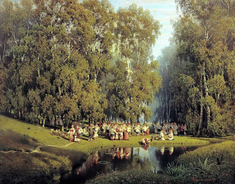 Пётр Суходольский "Троицын день", 1884 г.