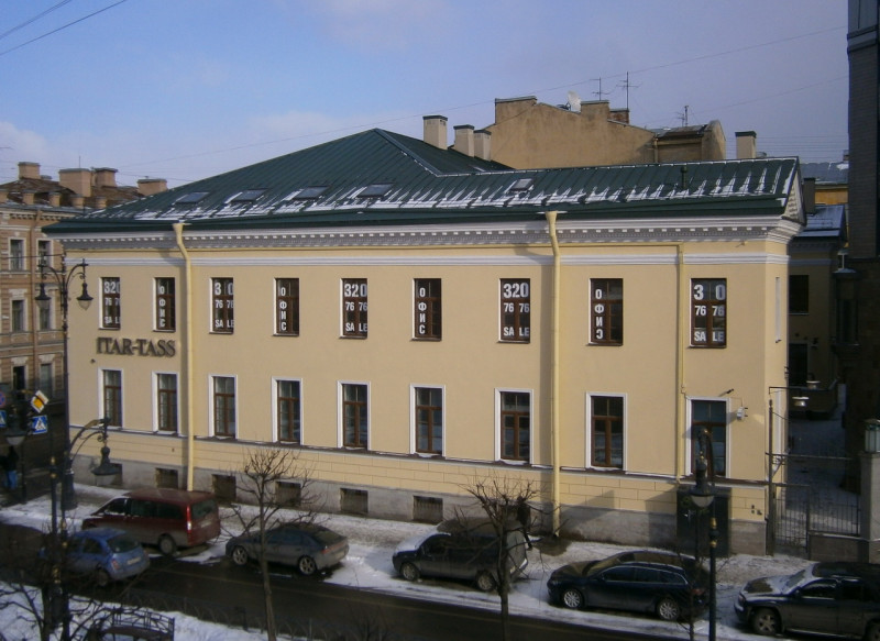 Дом княгини А. П. Голицыной - Дом В. Ф. Колобовой. Фото: Фото: Виктор М, 09.03.2013.(citywalls.ru)