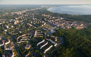 Сосновый Бор, Ленинградская область. Aerial views