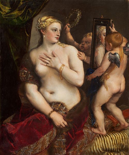 Венера перед зеркалом (картина Тициана), источник фото: Wikimedia Commons