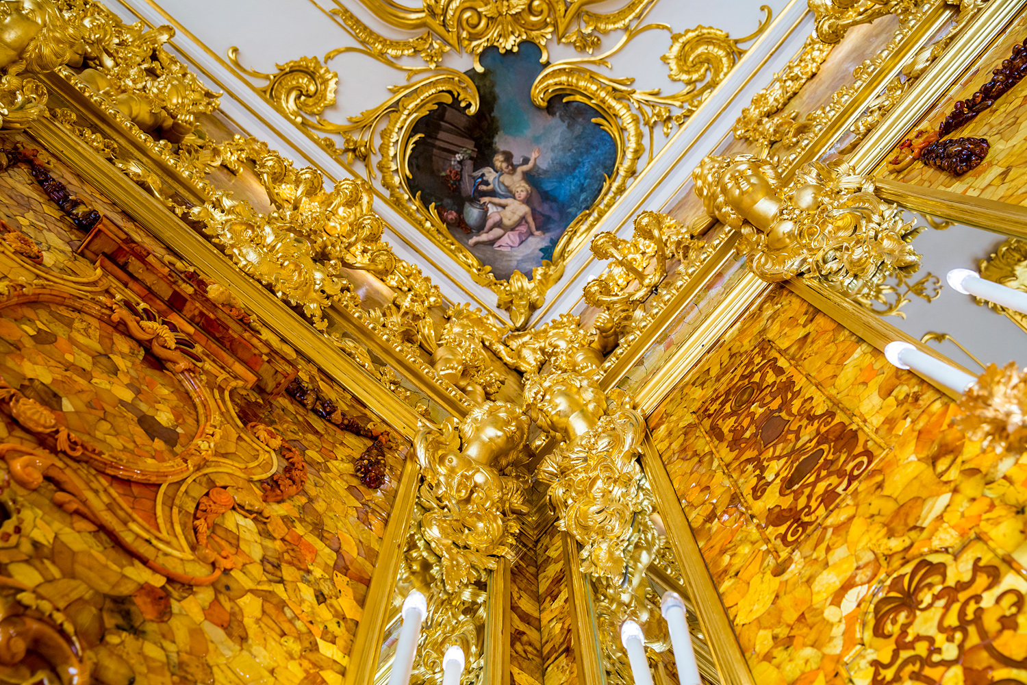 Екатерининский дворец в санкт петербурге янтарная комната фото