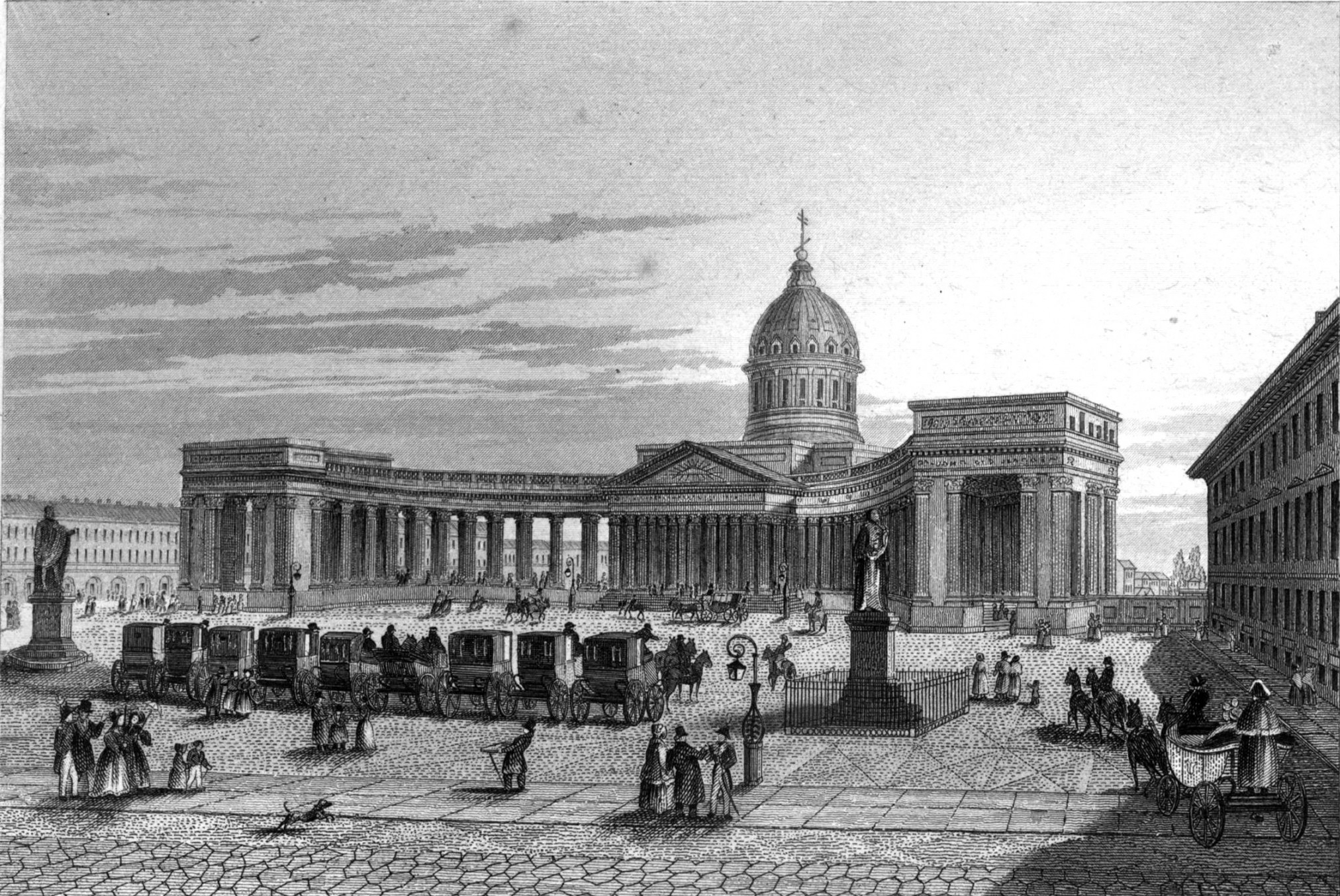 Казанский собор в Санкт-Петербурге 19 век