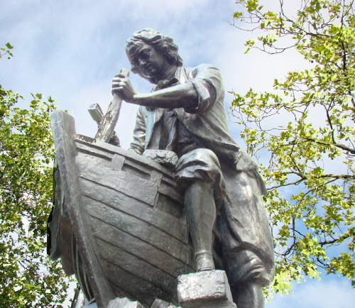 Памятник Петру I в Заандаме. Фото: Arch (Wikimedia Commons)